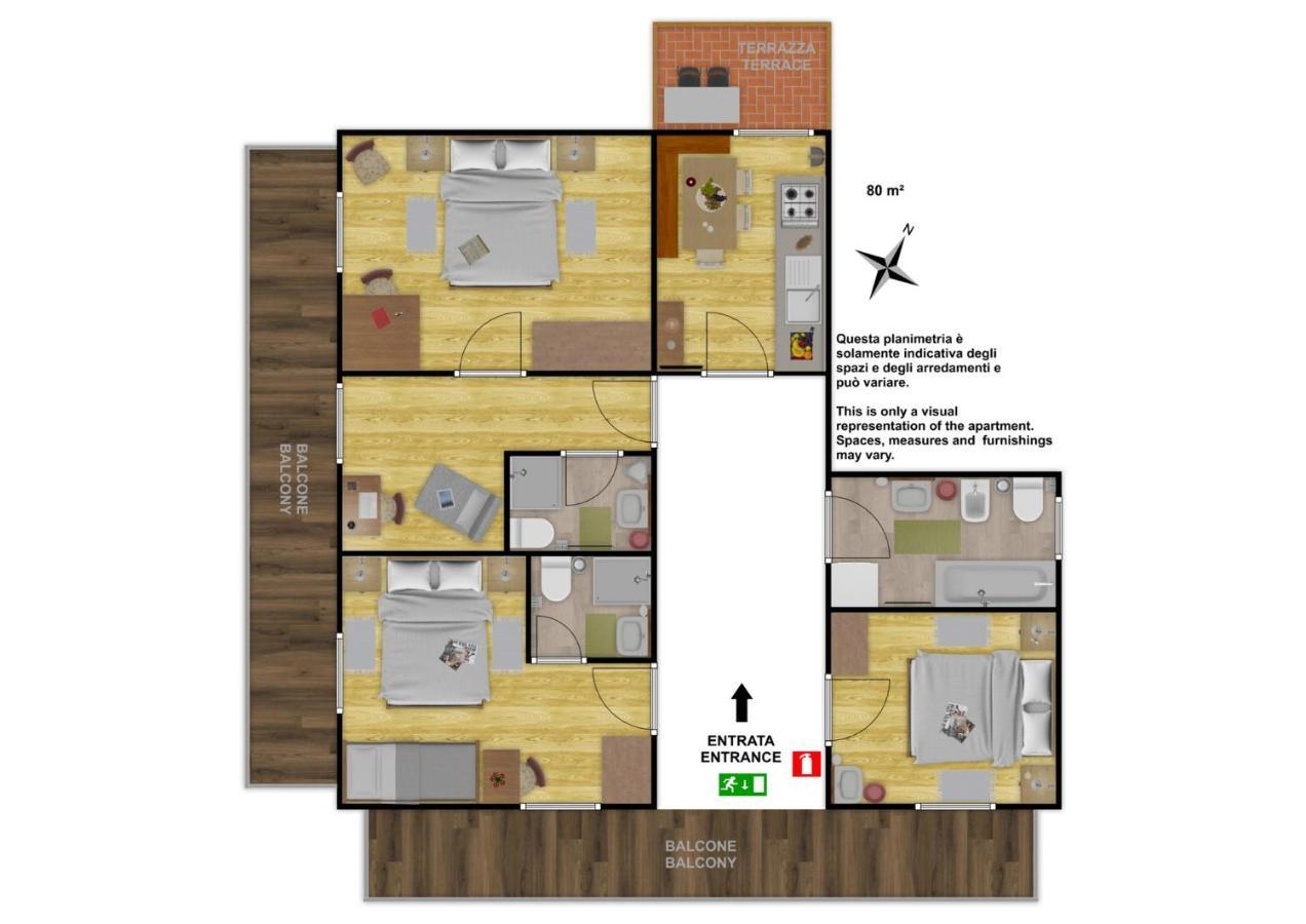 Apartamento Ciasa PREROMAN App. vista Castello San Martino in Badia Exterior foto